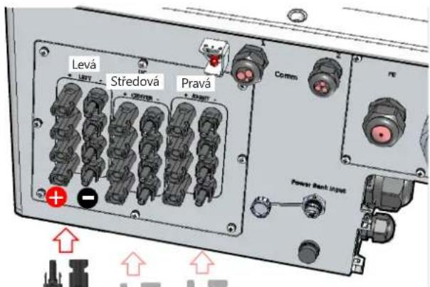 SolarEdge SE120KRW08IBNM4 - Připojení FV stringú - 4
