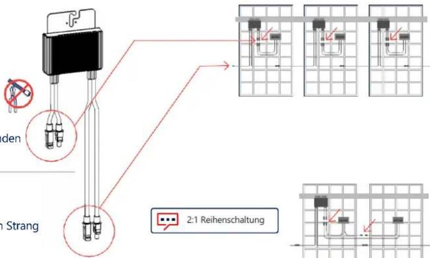 SolarEdge SE120KRW08IBNM4 - Installieren der Optimierer - 3