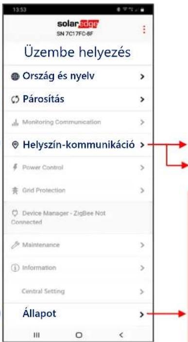 SolarEdge SE120KRW08IBNM4 - Az irányó inverter üzembe helyezese - 3