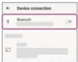 SONY WFC700N - Connexion à un smartphone Android apparié - 2