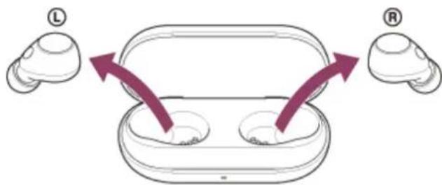 SONY WFC700N - Entrez en mode de pairage sur le casque. - 1