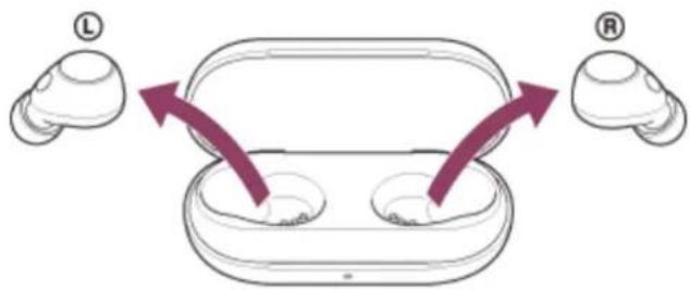 SONY WFC700N - Entrez en mode de pairage sur le casque. - 1