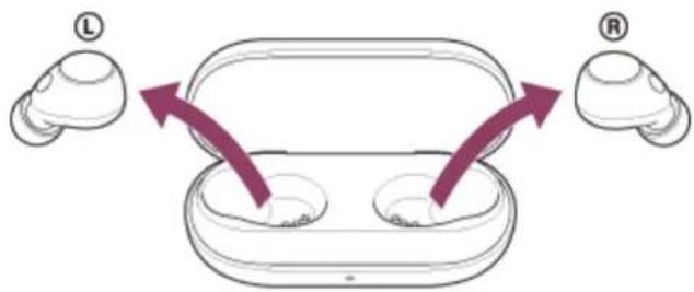 SONY WFC700N - Entrez en mode de pairage sur le casque. - 1