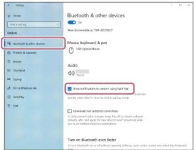 SONY WFC700N - Pairage et connexion à un ordinateur (Windows 10) - 1