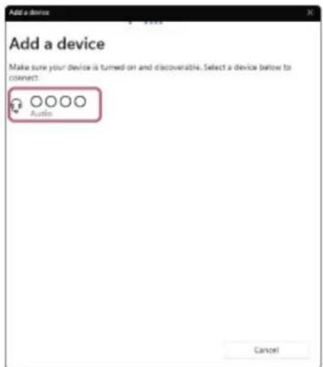 SONY WFC700N - Pour établir une connexion sans utiliser la fonction Swift Pair - 4
