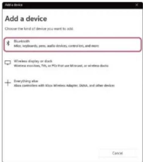 SONY WFC700N - Pour établir une connexion sans utiliser la fonction Swift Pair - 3