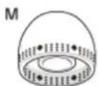 SONY WFC700N - Embouts d'oreillettes en caoutchouc de silicone hybride (SS/M/LL/ 2 de chaque) - 2