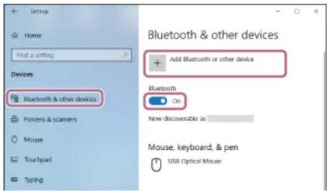 SONY WFC700N - Pour établir une connexion sans utiliser la fonction Swift Pair - 2