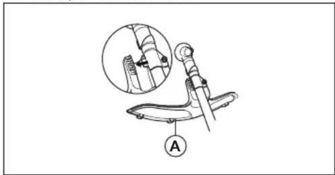 HUSQVARNA 525iRXT - Pour fixer la protection de l'accessoire de coupe - 1