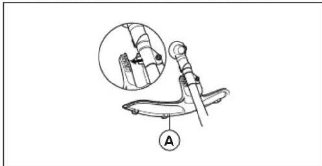 HUSQVARNA 525iRXT - So befestigen Sie den Schneidausrüstungsschutz - 1