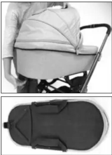 HARTAN Two Select - Fijación del capazo plegable sobre el chasis - 1