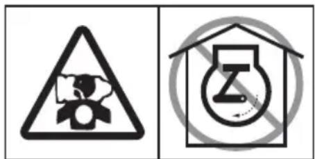 Lescha BELLE PCX 450 - F - Engine Warning Decal - 2