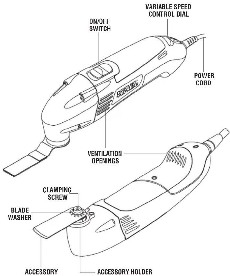 DREMEL MultiMax 6300 - Model 6300 Multi-Max Oscillating Power Tool - 1