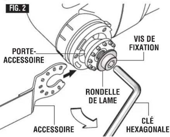 DREMEL MultiMax 6300 - INSTALLATION ET RETRAIT DES FEUILLES DE PAPIER ABRASIF - 1