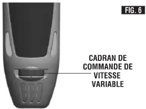 DREMEL MultiMax 6300 - CADRAN DE COMMANDE DE VITESSE VARIABLE - 1