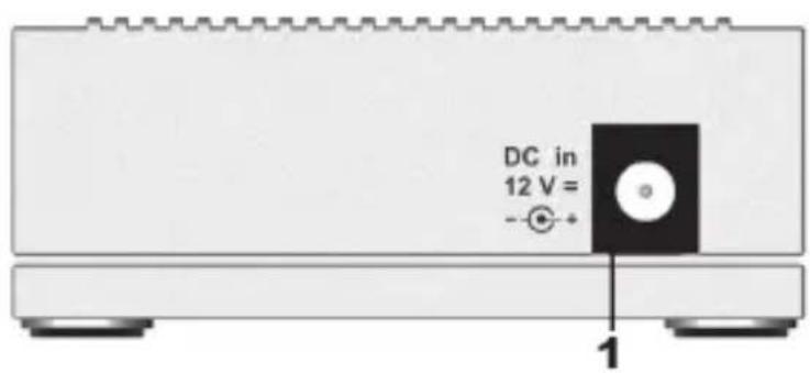 VOLTCRAFT Charge Manager 410 - Anschlüsse (Geräterückseite): - 1