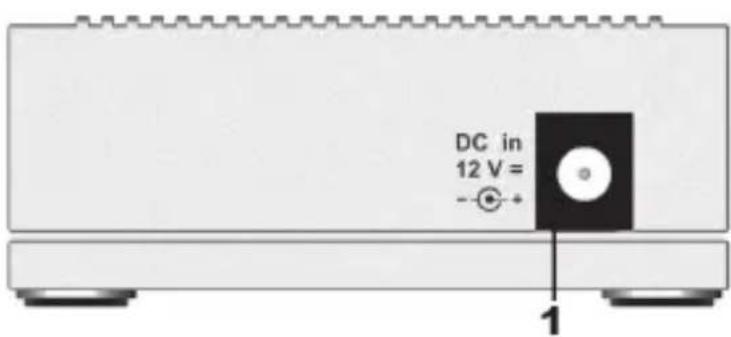 VOLTCRAFT Charge Manager 410 - Connection (back of the device): - 1