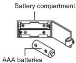 Christopeit RS 100 - Replacing the batteries: - 1