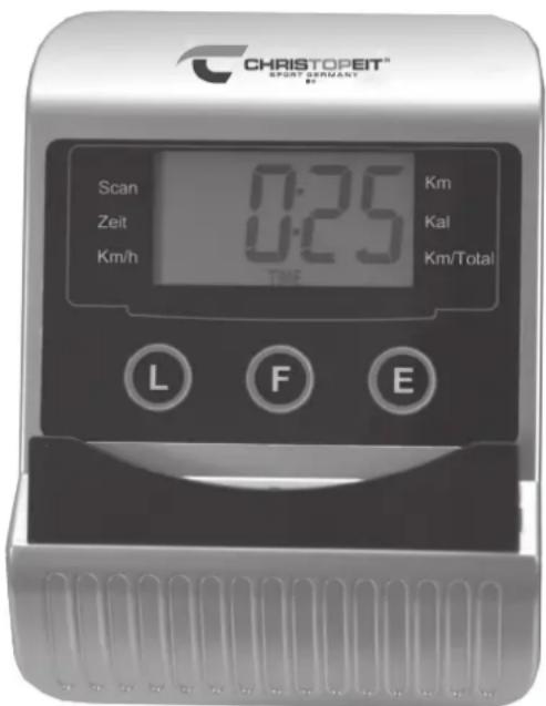 Christopeit RS 100 - Touche „L“= effacement: - 1