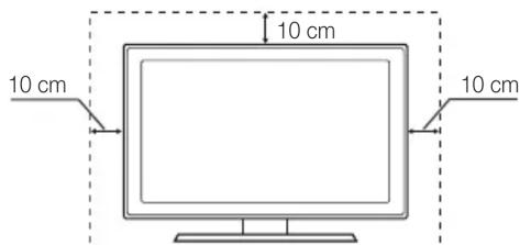 SAMSUNG UE32C8000XW - Instalacao com uma base. Instalacao com um suporte de montagem na parede. - 1