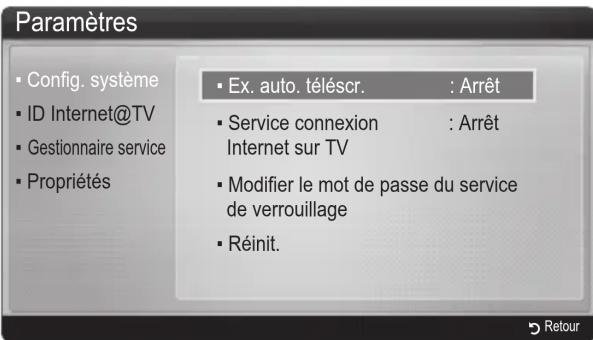 SAMSUNG UE32C8000XW - Paramètres - 1