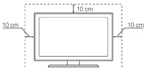 SAMSUNG UE32C8000XW - Instalación con un soporte Instalación con un montaje mural - 1