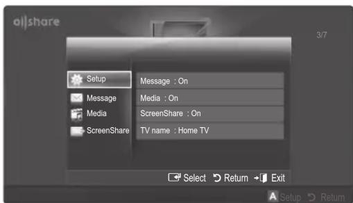 SAMSUNG UE32C8000XW - Setup - 1