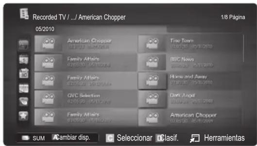 SAMSUNG UE32C8000XW - Reproduccion de un programa grabado de TV - 1