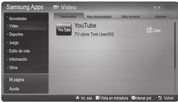 SAMSUNG UE32C8000XW - Samsung Apps - 1