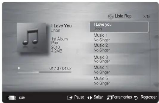 SAMSUNG UE32C8000XW - Reproduzir música - 1