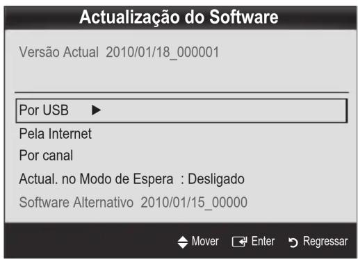 SAMSUNG UE32C8000XW - Actualização do Software - 1