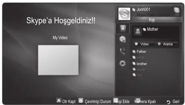 SAMSUNG UE32C8000XW - Skype - 1