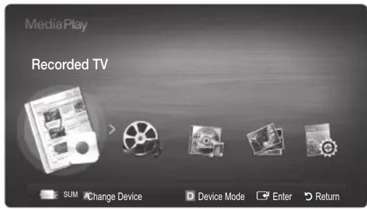 SAMSUNG UE32C8000XW - Media Play - 2