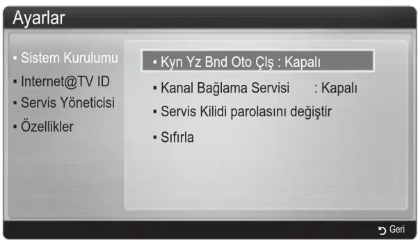 SAMSUNG UE32C8000XW - Ayarlar - 1
