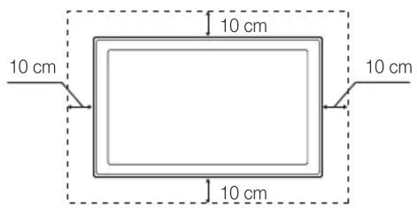 SAMSUNG UE32C8000XW - Bir standla monte etme. Bir duvar montajiyla monte etme. - 2