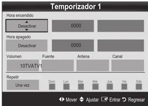 SAMSUNG UE32C8000XW - ■Temporizador 1 / Temporizador 2 / Temporizador - 1