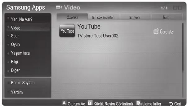 SAMSUNG UE32C8000XW - Samsung Apps - 1