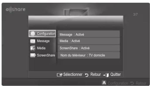 SAMSUNG UE32C8000XW - Configuration - 1