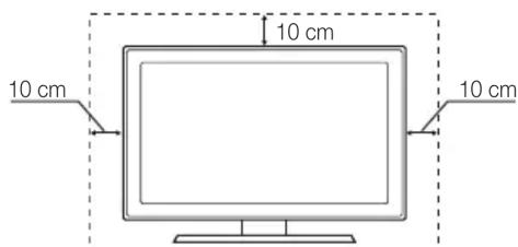 SAMSUNG UE32C8000XW - Installation with a stand. Installation with a wall-mount. - 1