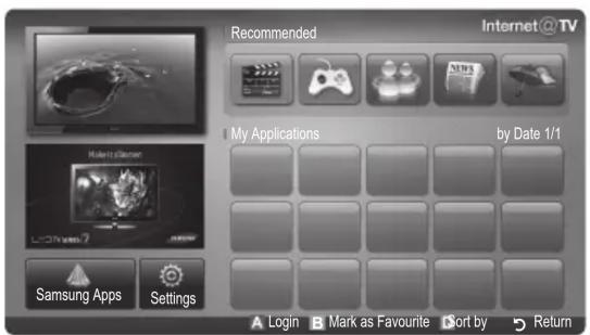 SAMSUNG UE32C8000XW - Getting Started with Internet@TV - 2