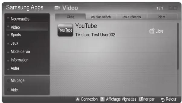 SAMSUNG UE32C8000XW - Samsung apps - 1