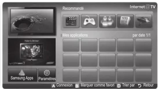 SAMSUNG UE32C8000XW - Mise en route d'internet@tv - 2