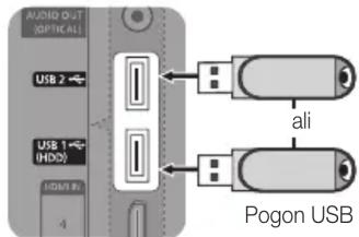 SAMSUNG UE32C8000XW - Prikljucitev naprave USB - 1