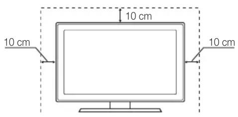 SAMSUNG UE32C8000XW - Bir standla monte etme. Bir duvar montajiyla monte etme. - 1