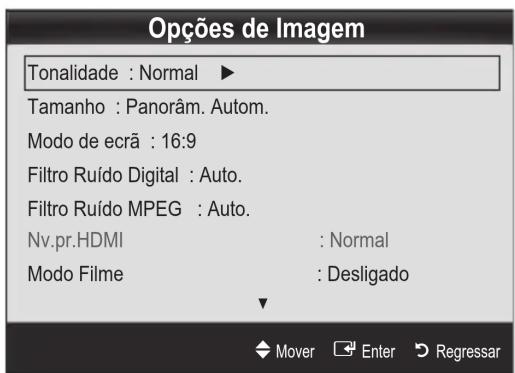 SAMSUNG UE32C8000XW - Opçôes de Imagem - 1