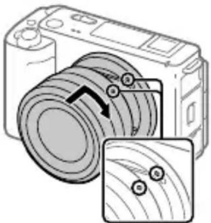 SONY ZVE1L - Montering avett objektiv - 1