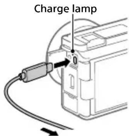 SONY ZVE1L - Charging the battery pack - 1