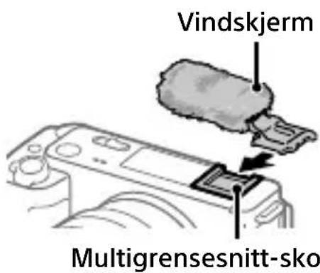 SONY ZVE1L - Bruke vindskjermen (inkludert) - 1