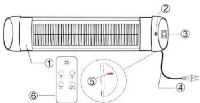 Monzana MZH2500 - PARTS LIST - 1