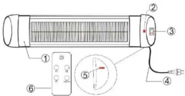 Monzana MZH2500 - LIST Des PIECES - 1